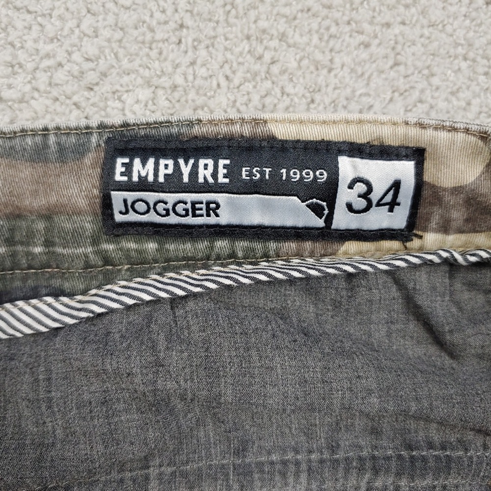 Empyre Camo Cargo Pants Joggers - Mens 35x27 - Streetwear Utility Tactical - Picture 15 of 16